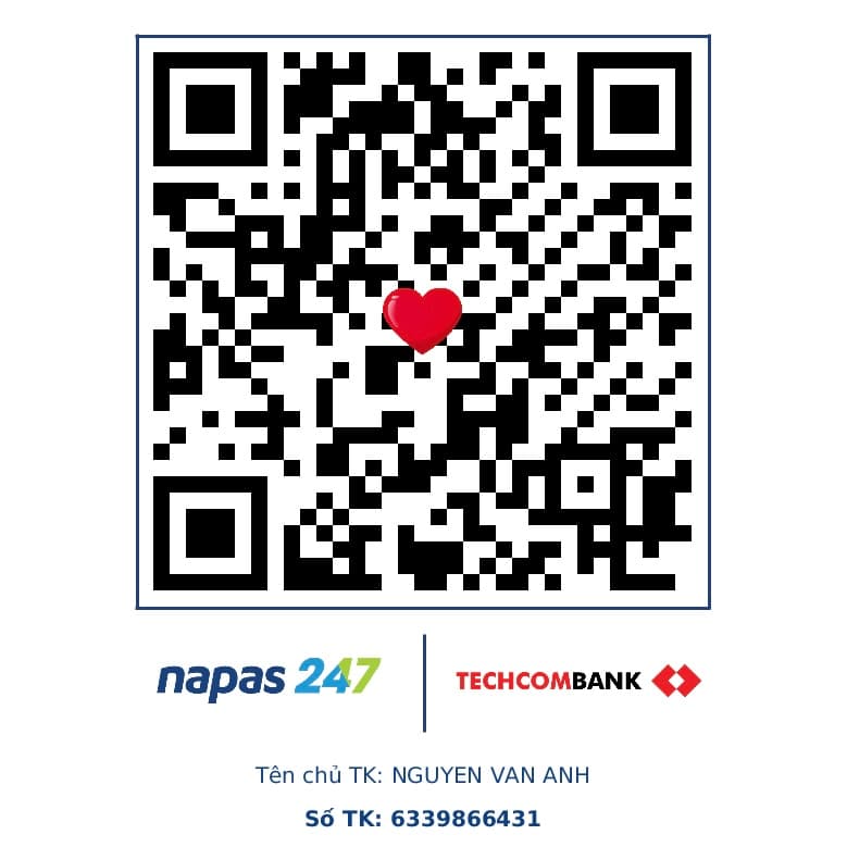 Mã QR chuyển khoản - Techcombank - NGUYEN VAN ANH
