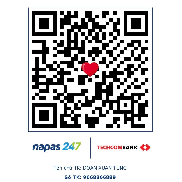 Mã QR chuyển khoản - Techcombank - DOAN XUAN TUNG